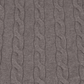 Kabelgebreide polo van wol en cashmere | FULL_WIDTH | TAUPE
