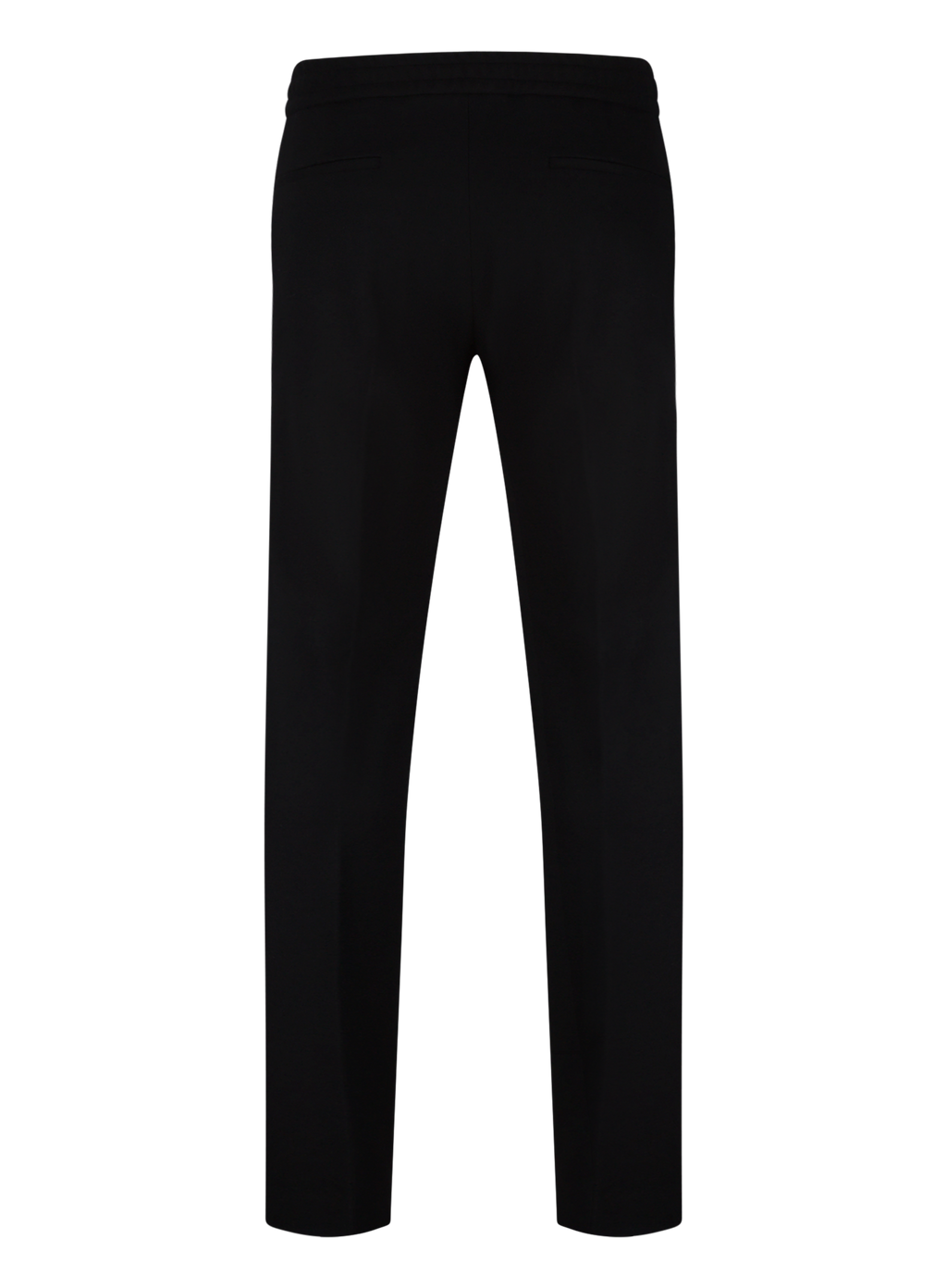 Jog pantalon van virgin wol | Zwart