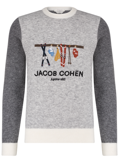 Après-ski sweater van alpaca- en merinowol | Multicolor