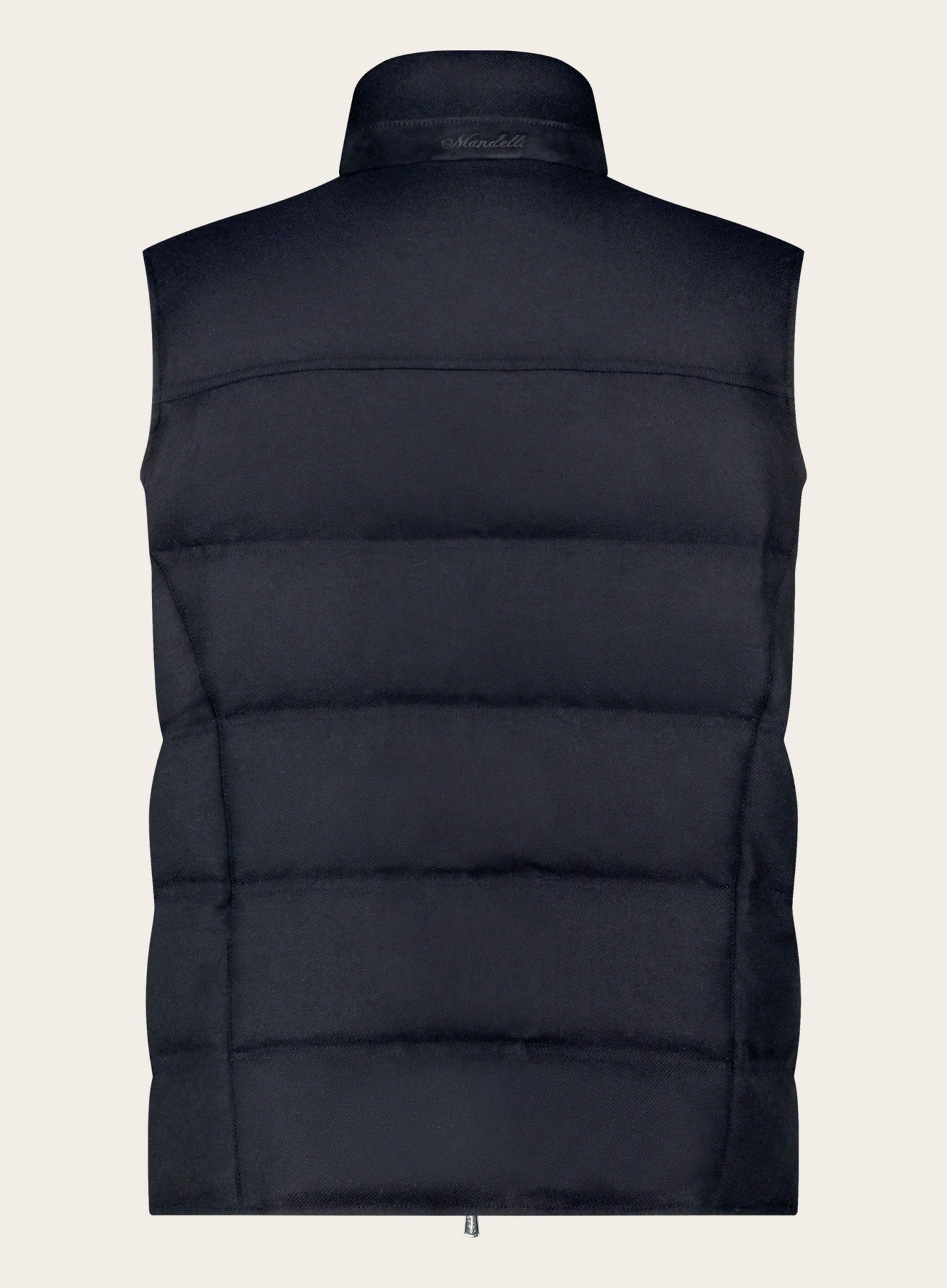 Bodywarmer van wol en cashmere | BLUE NAVY