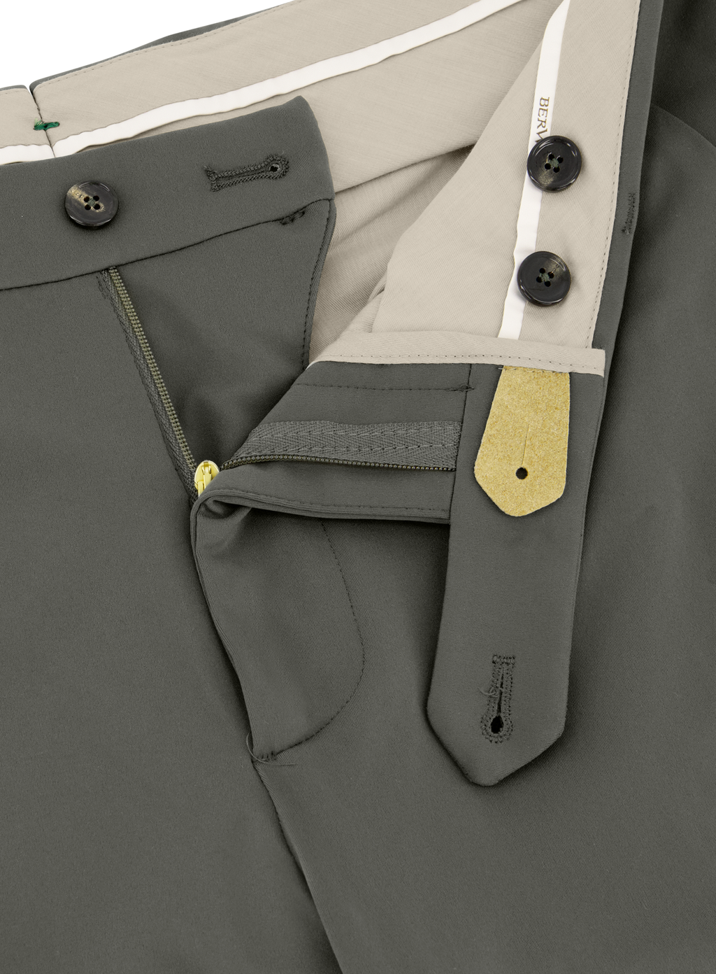 Pantalon met stretch | FULL_WIDTH | Groen 