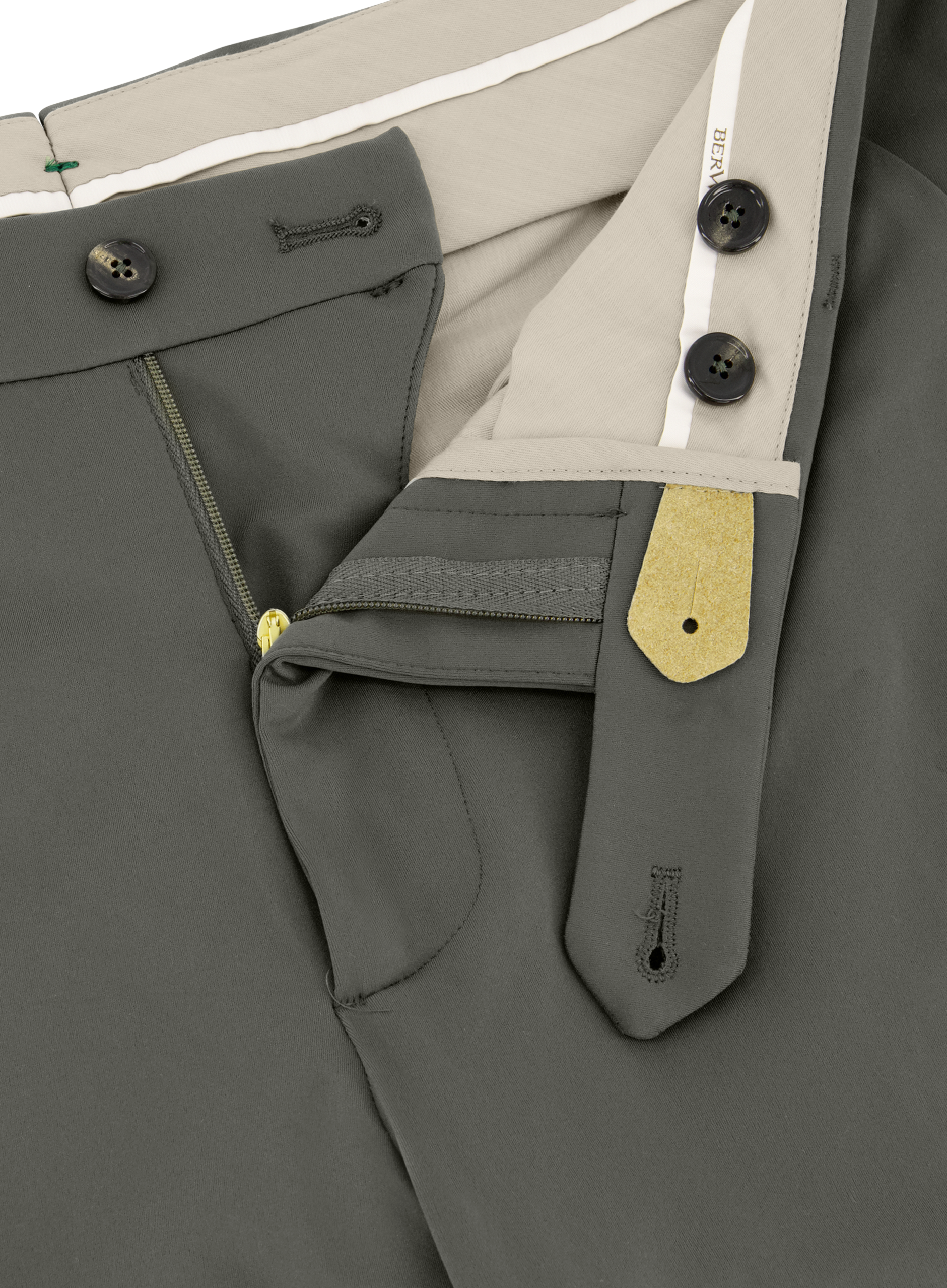 Pantalon met stretch | FULL_WIDTH | Groen 