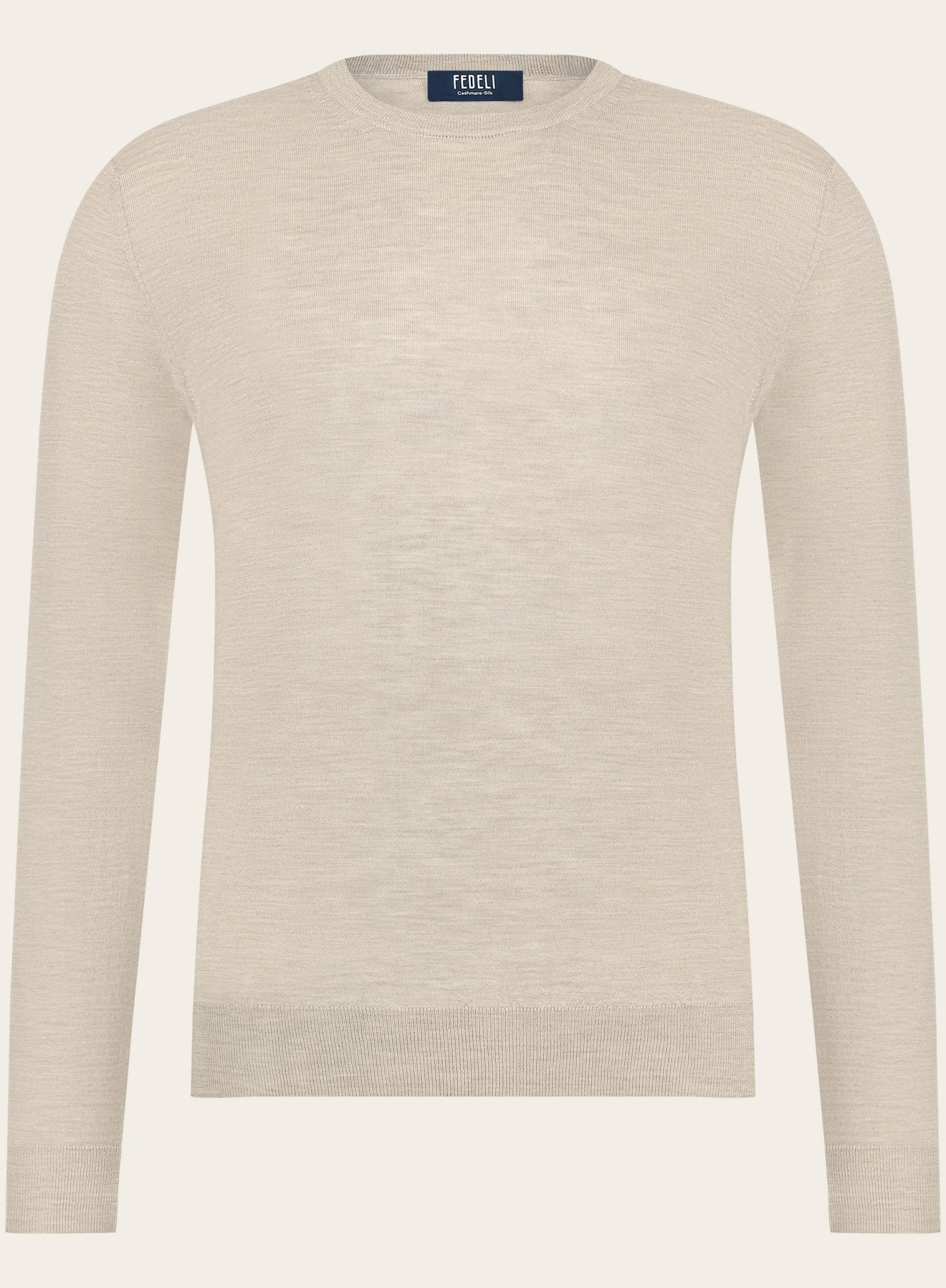 Crewneck van cashmere | Beige 