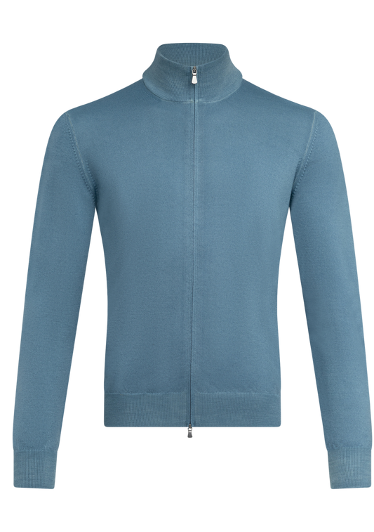 Virgin wollen ritsvest | FULL_WIDTH | L.Blauw