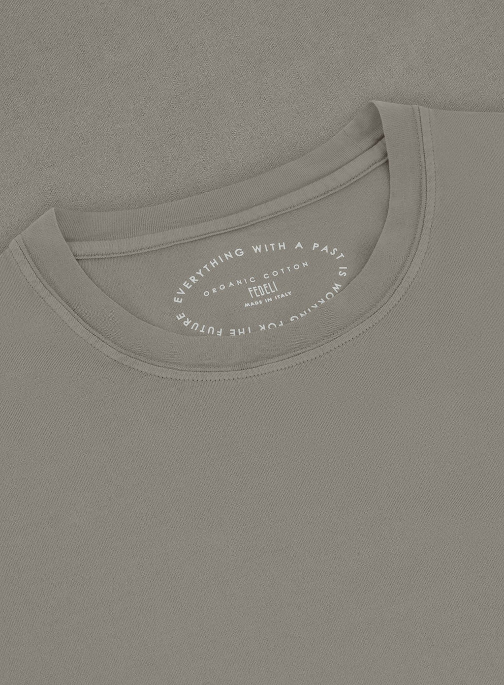 T-shirt met korte mouw van katoen | FULL_WIDTH | Bruin
