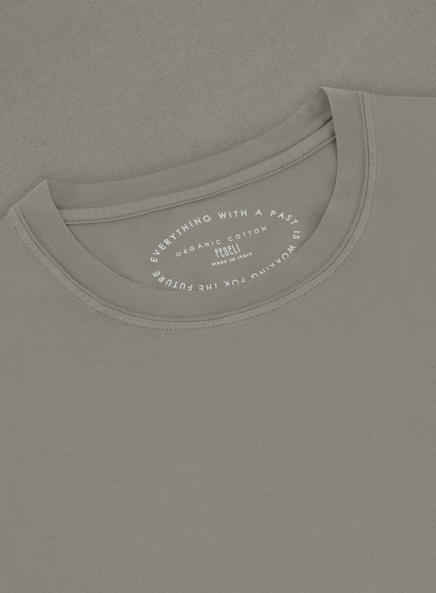 T-shirt met korte mouw van katoen | FULL_WIDTH | Bruin