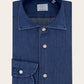 Denim shirt van katoen | BLUE NAVY