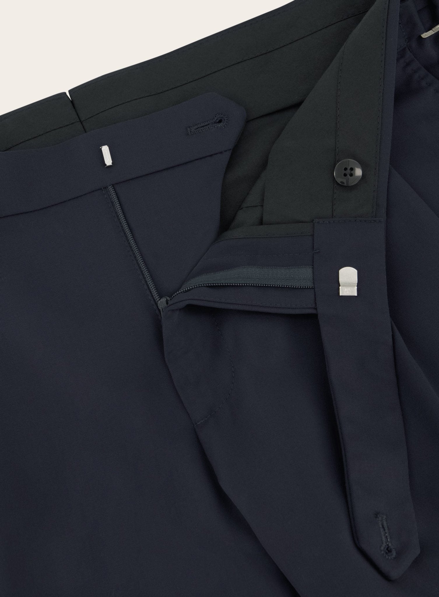 Pantalon van wol | BLUE NAVY