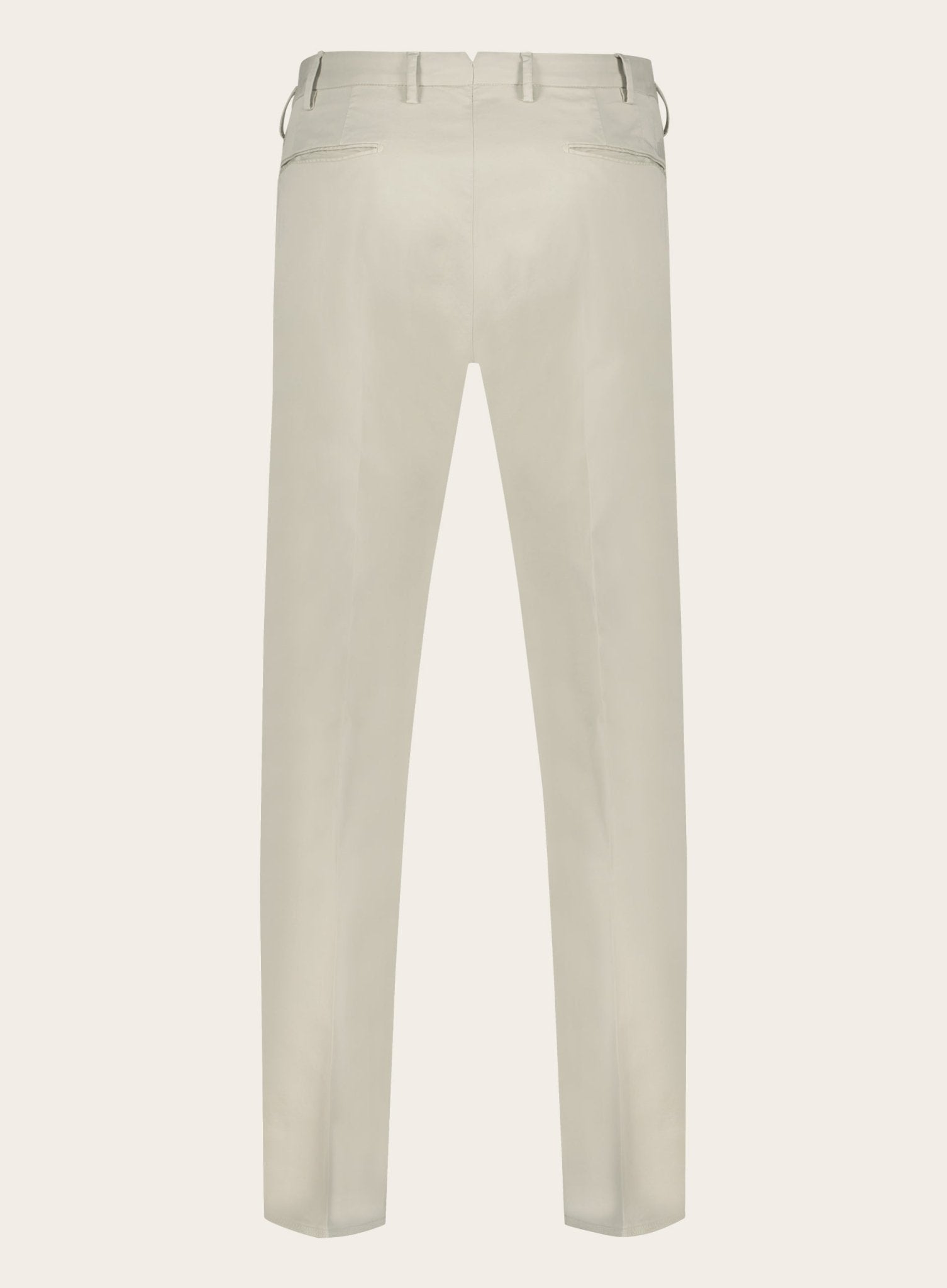 Slim-fit chino in stretch-katoen | Beige