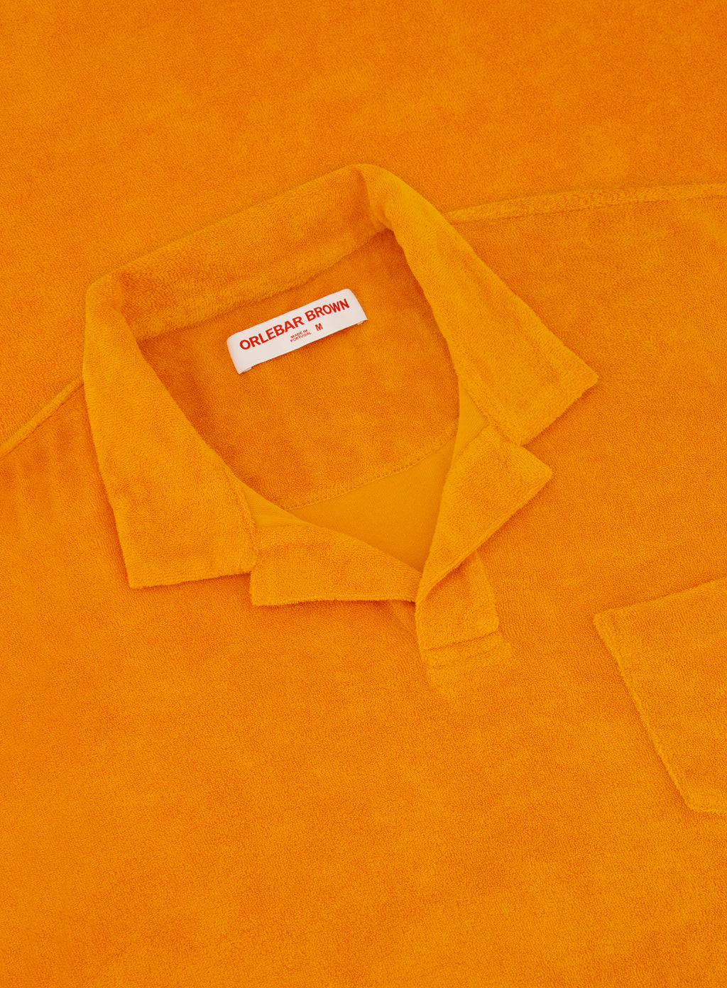 Terry badstof polo van katoen | FULL_WIDTH | Oranje