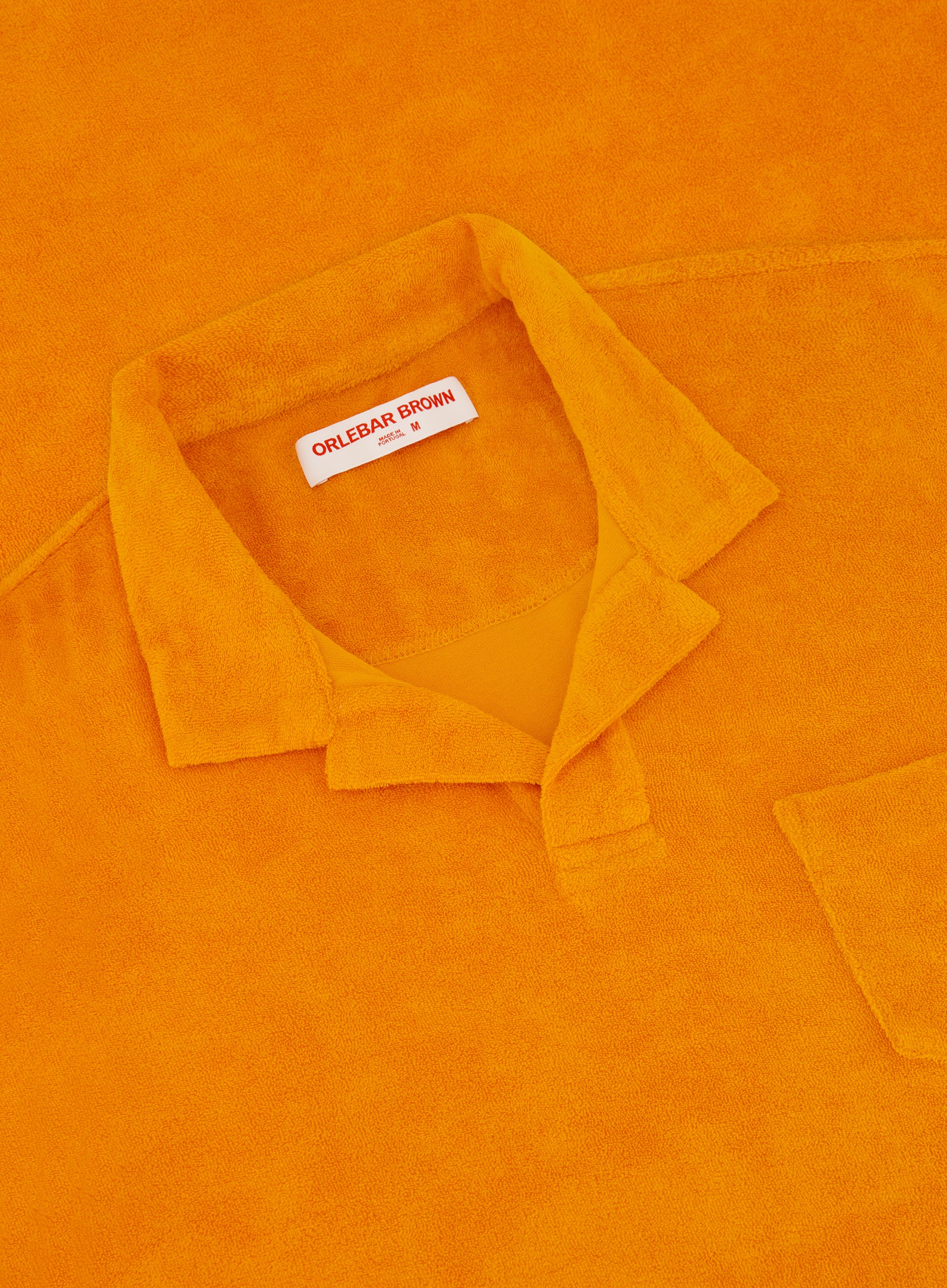 Terry badstof polo van katoen | FULL_WIDTH | Oranje