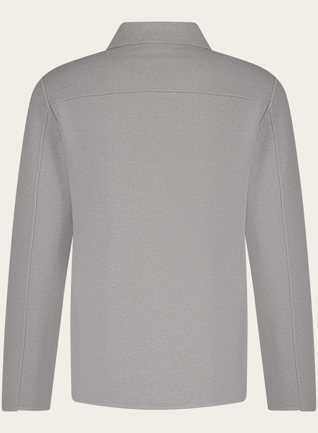 Overshirt van virgin wol | TAUPE