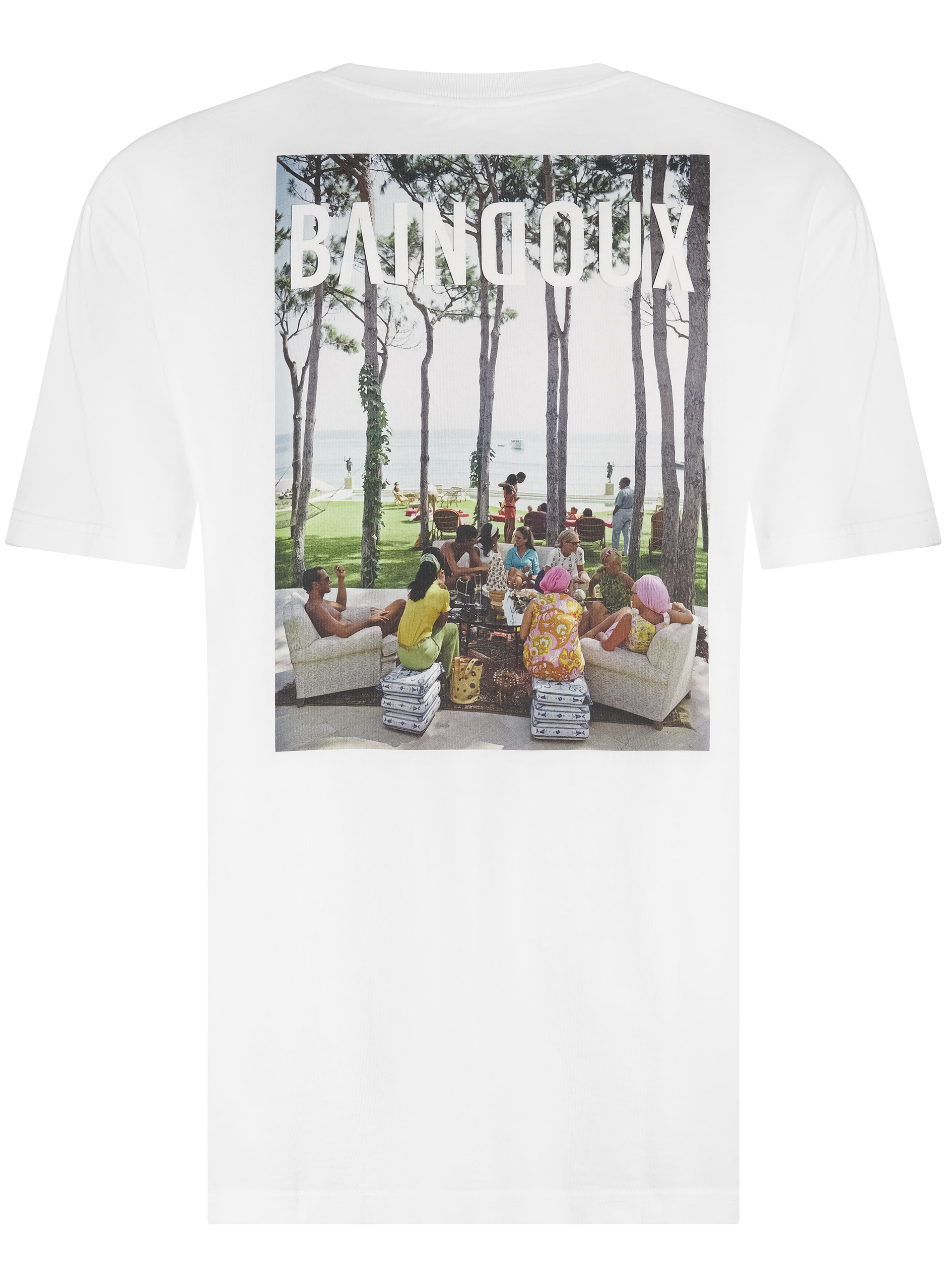 T-shirt van katoen | Wit