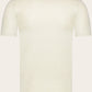 Slim-fit linnen T-shirt | Beige