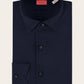 Handgemaakt shirt van wol | BLUE NAVY