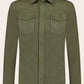 Robert overshirt van suède | Groen