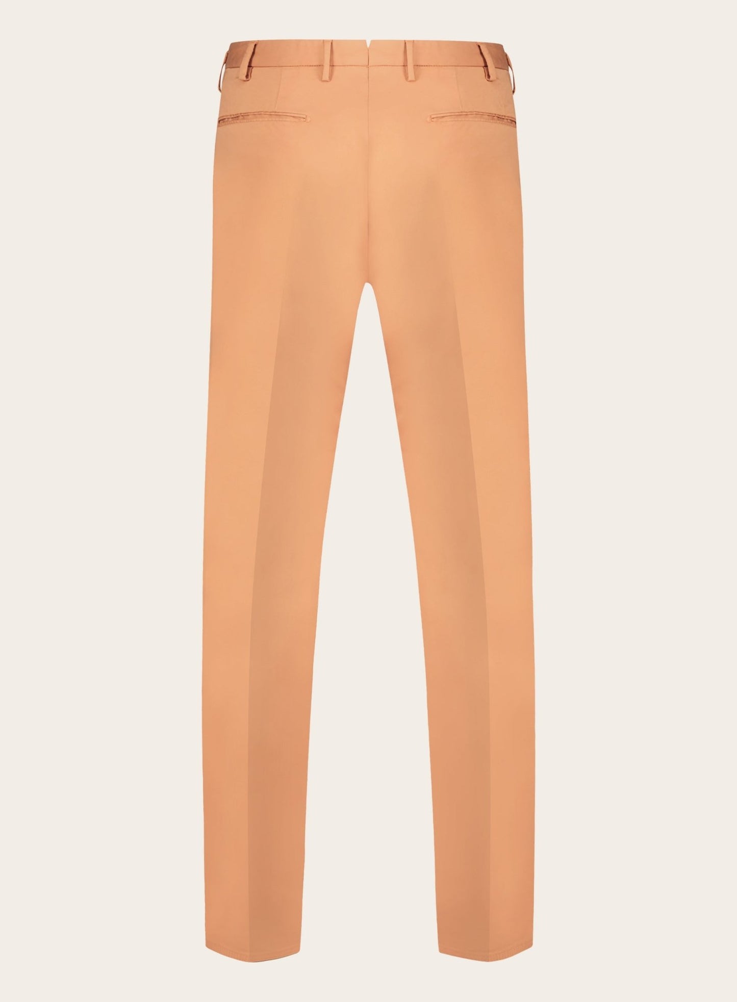 Slim-fit chino in stretch-katoen | Oranje