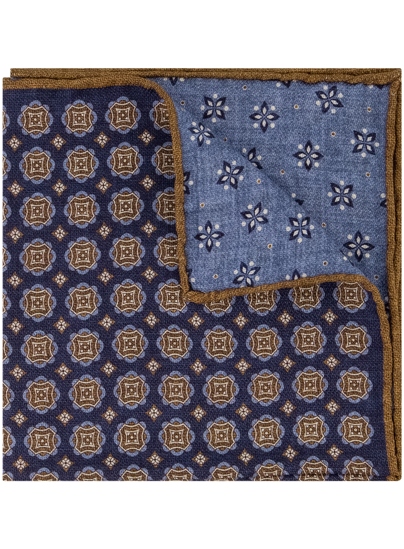 Silk printed pocket square