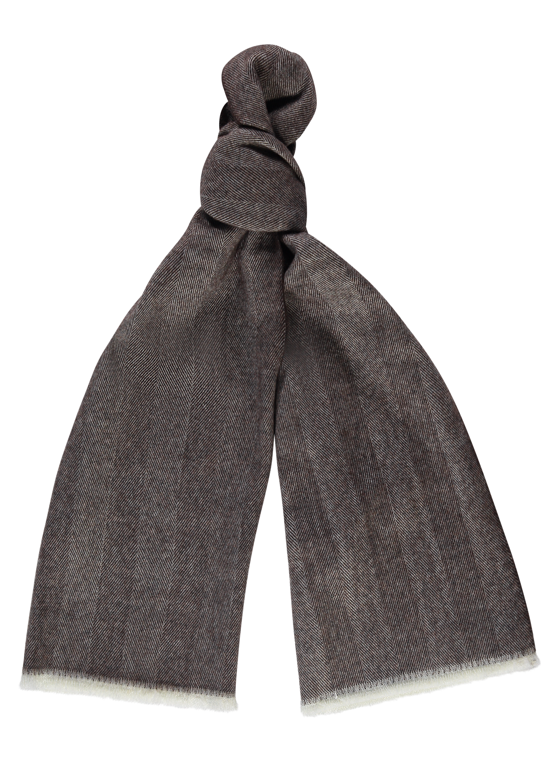 Shawl van wol | Bruin