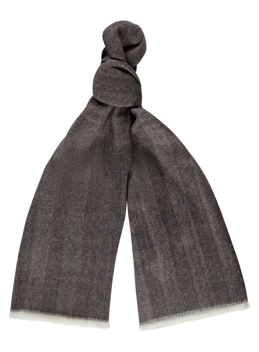 Shawl van wol | Bruin