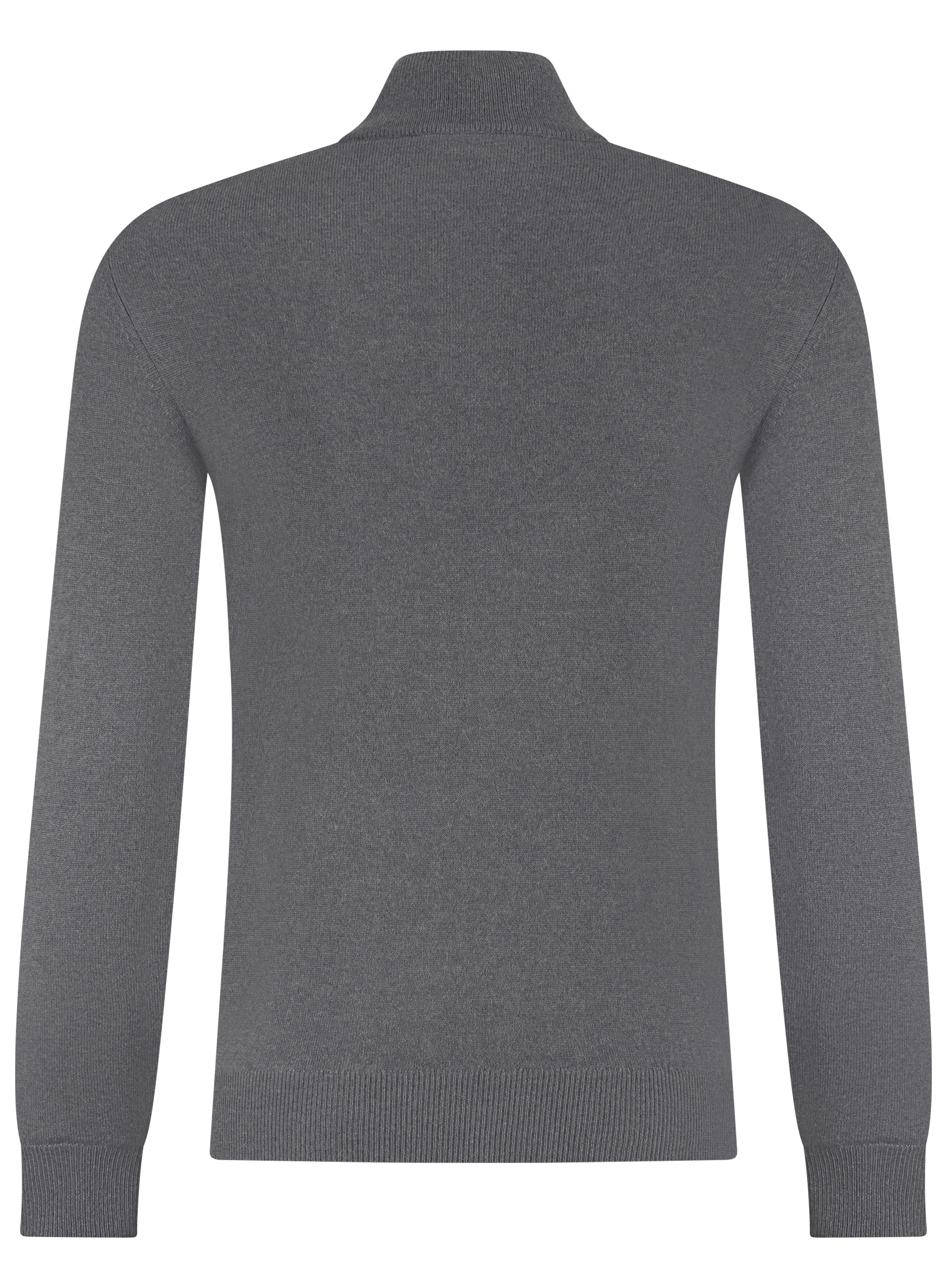 Half-zip trui van cashmere | M.Grijs