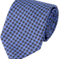 Stropdas met bloemenprint van zijde | L.Blauw