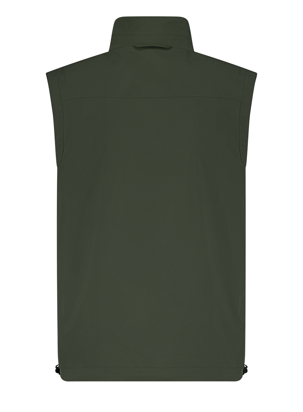 Bodywarmer met opstaande kraag | D.Groen