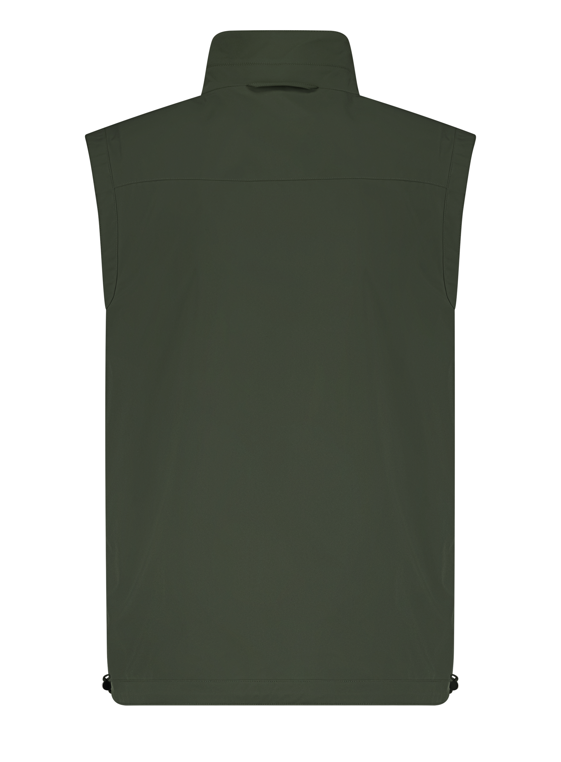 Bodywarmer met opstaande kraag | D.Groen