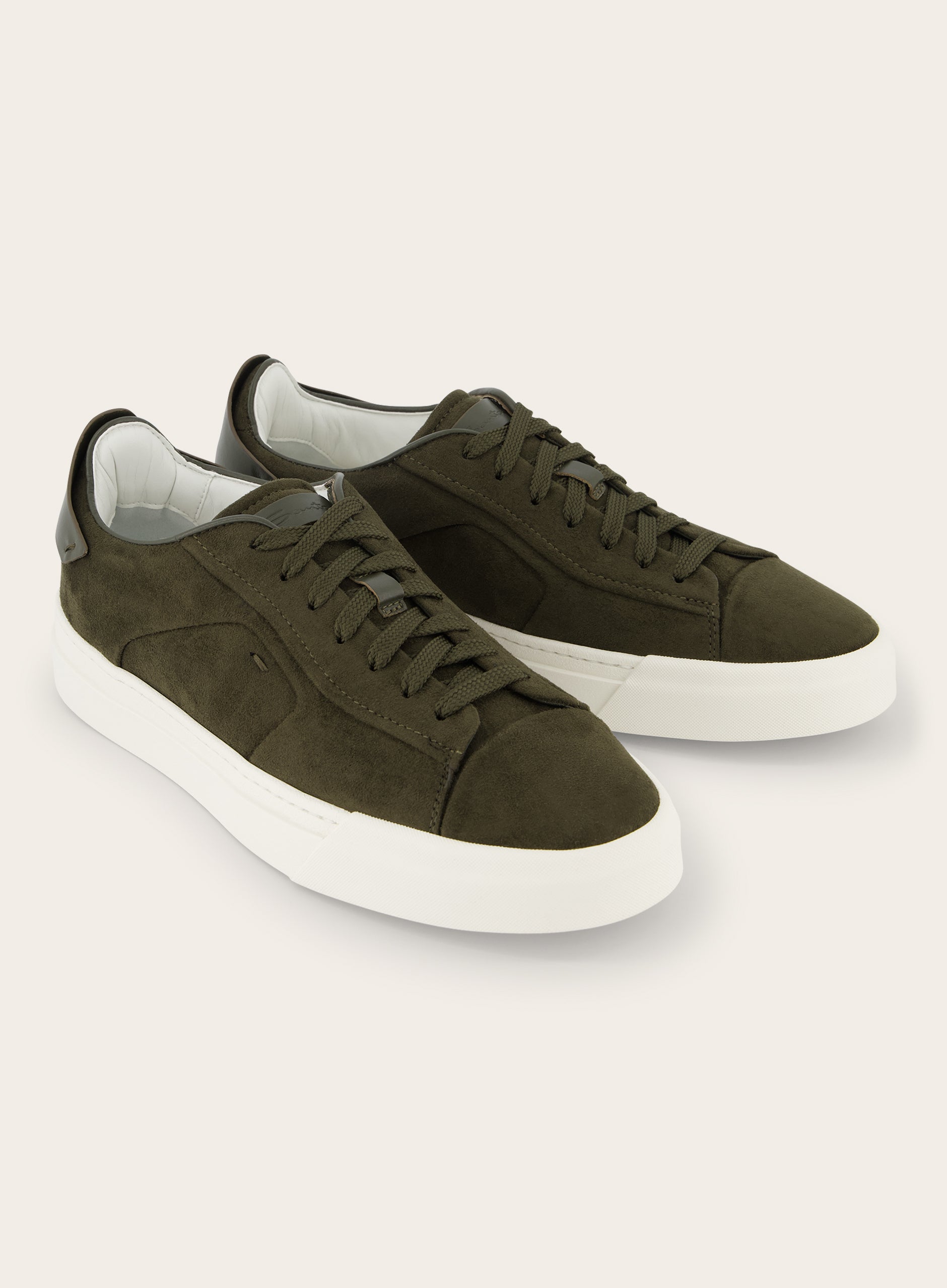 Sneaker van suede | D.Groen