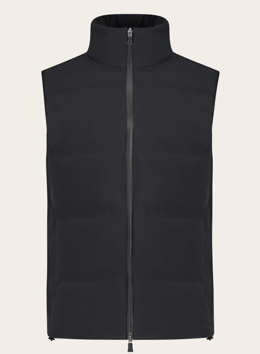 Regular-fit gevoerde bodywarmer | BLUE NAVY