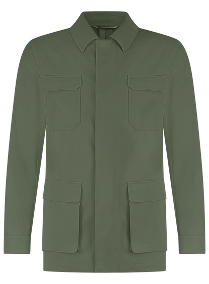 Tech field jacket | Groen