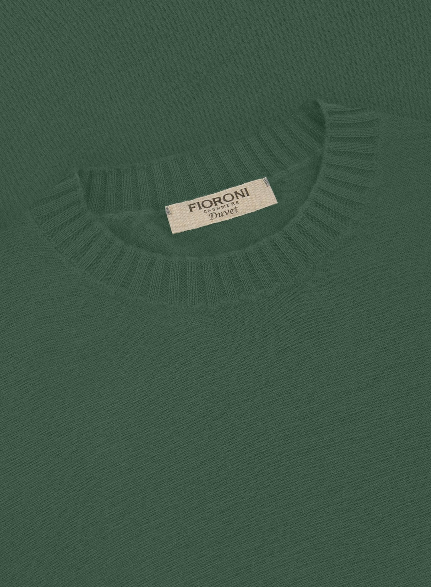 Crewneck van cashmere duvet | Groen