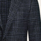 Regular-fit wollen-zijden jasje | BLUE NAVY
