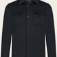 Overshirt van wol en cashmere | BLUE NAVY