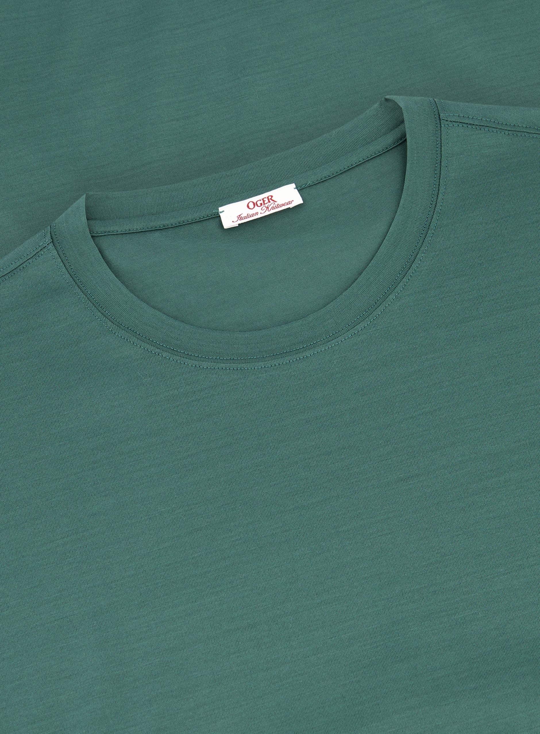 T-shirt van katoen | FULL_WIDTH | PETROL