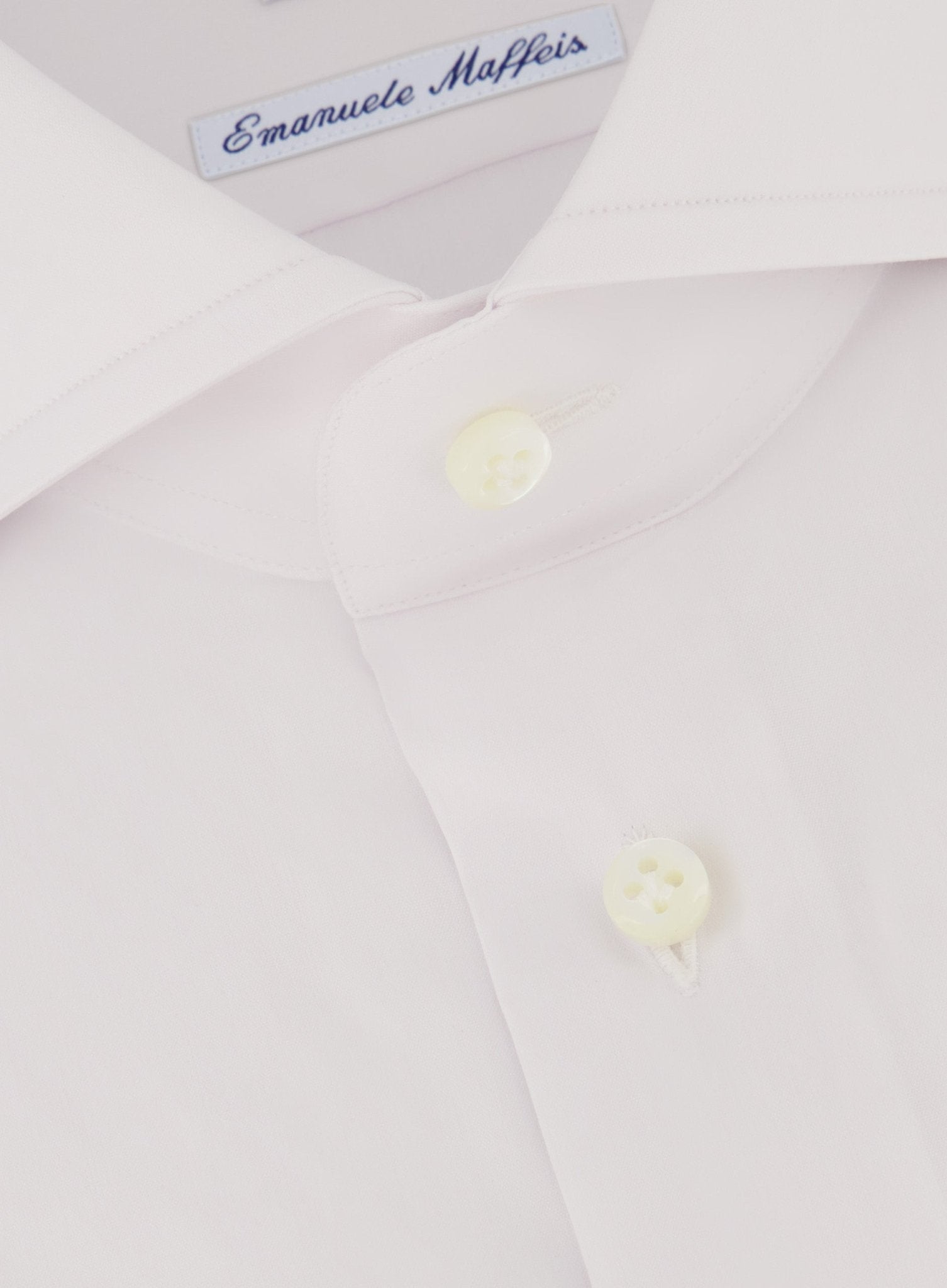 Stretch shirt van katoen | Wit 