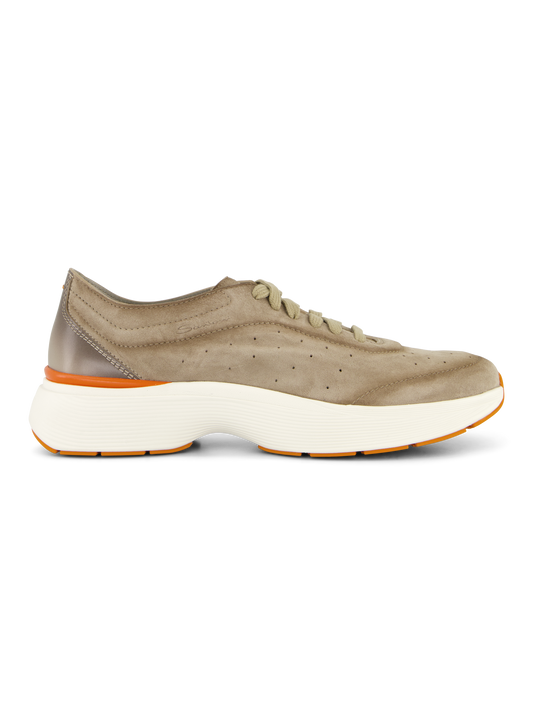 Bounce sneakers van suède | Beige
