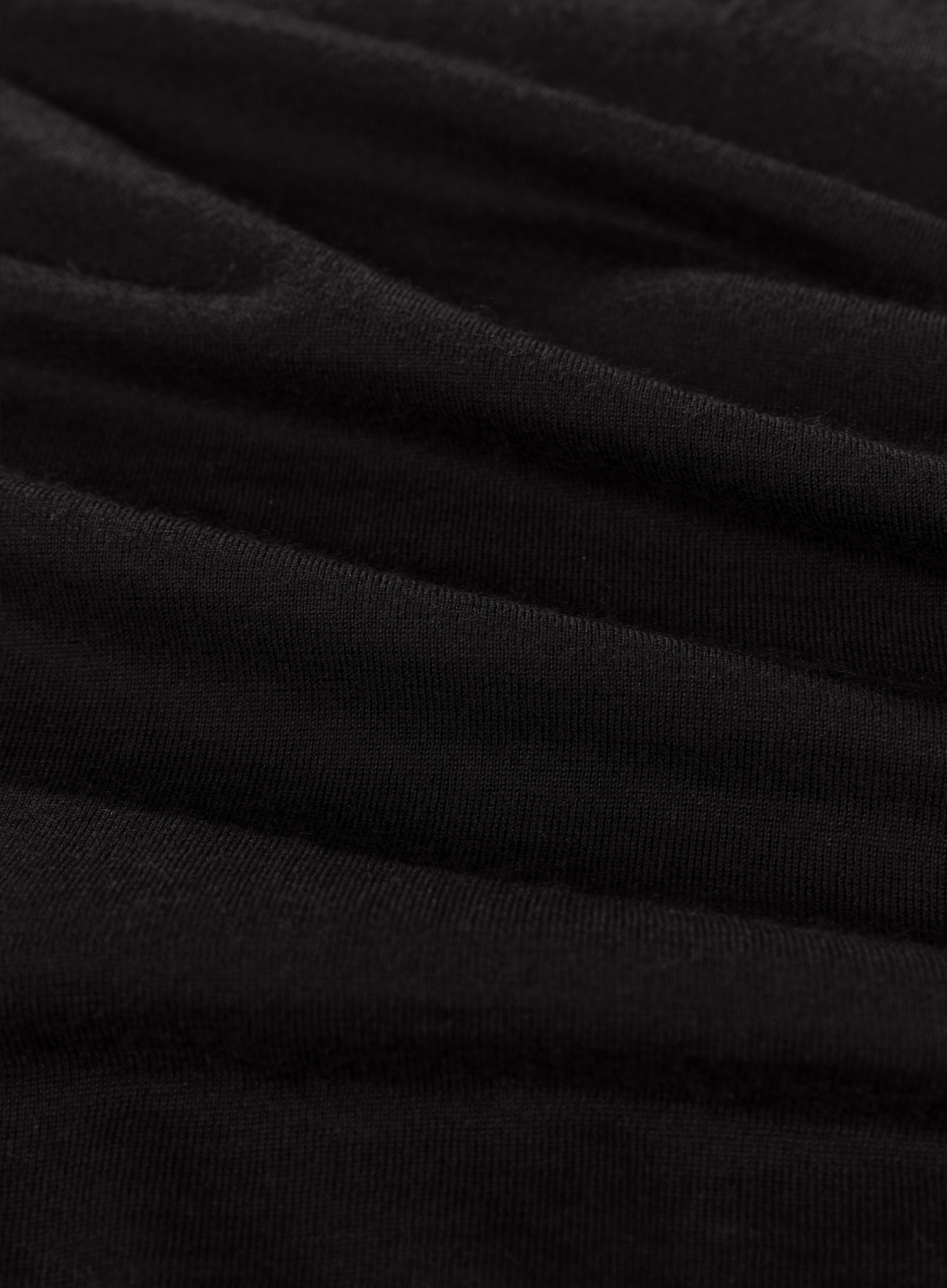 Polo van cashmere en zijde | FULL_WIDTH | Zwart