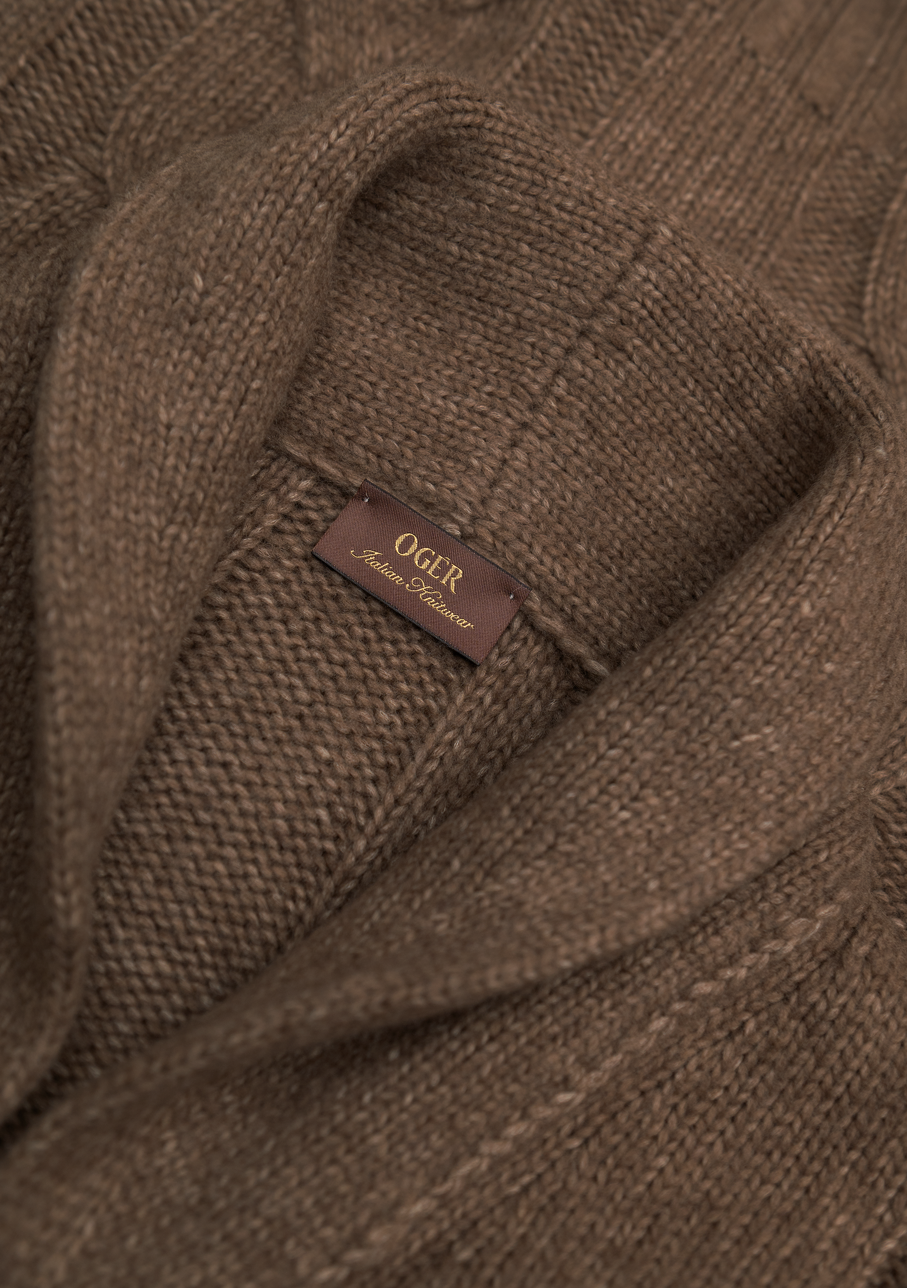 Cardigan van virgin wol | FULL_WIDTH | Beige