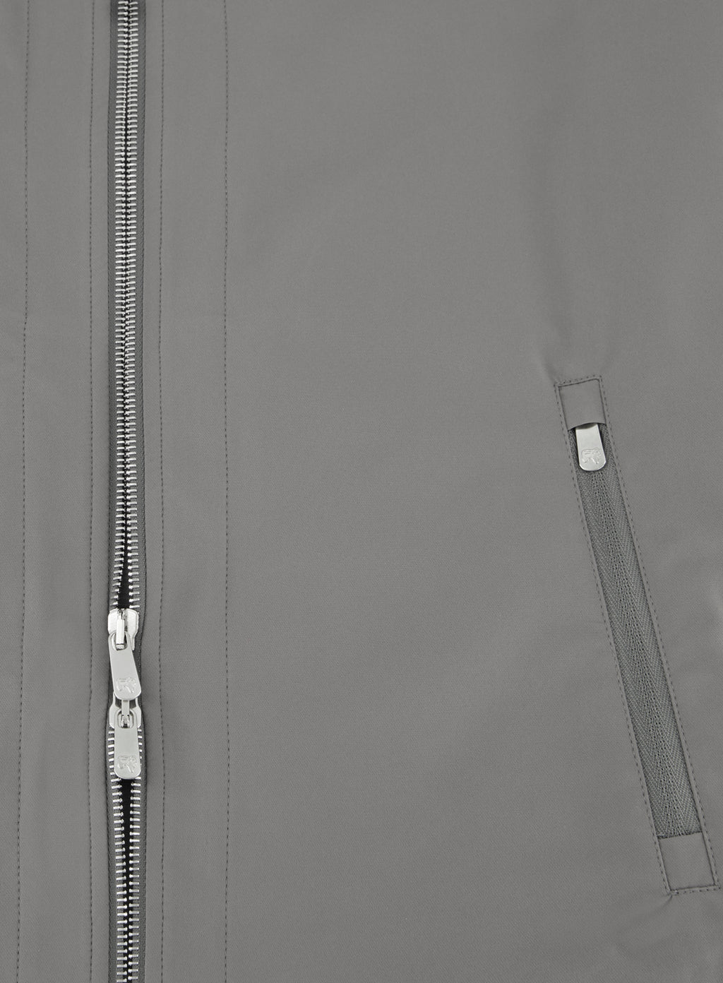 Key overshirt met opstaande kraag | FULL_WIDTH | Grijs