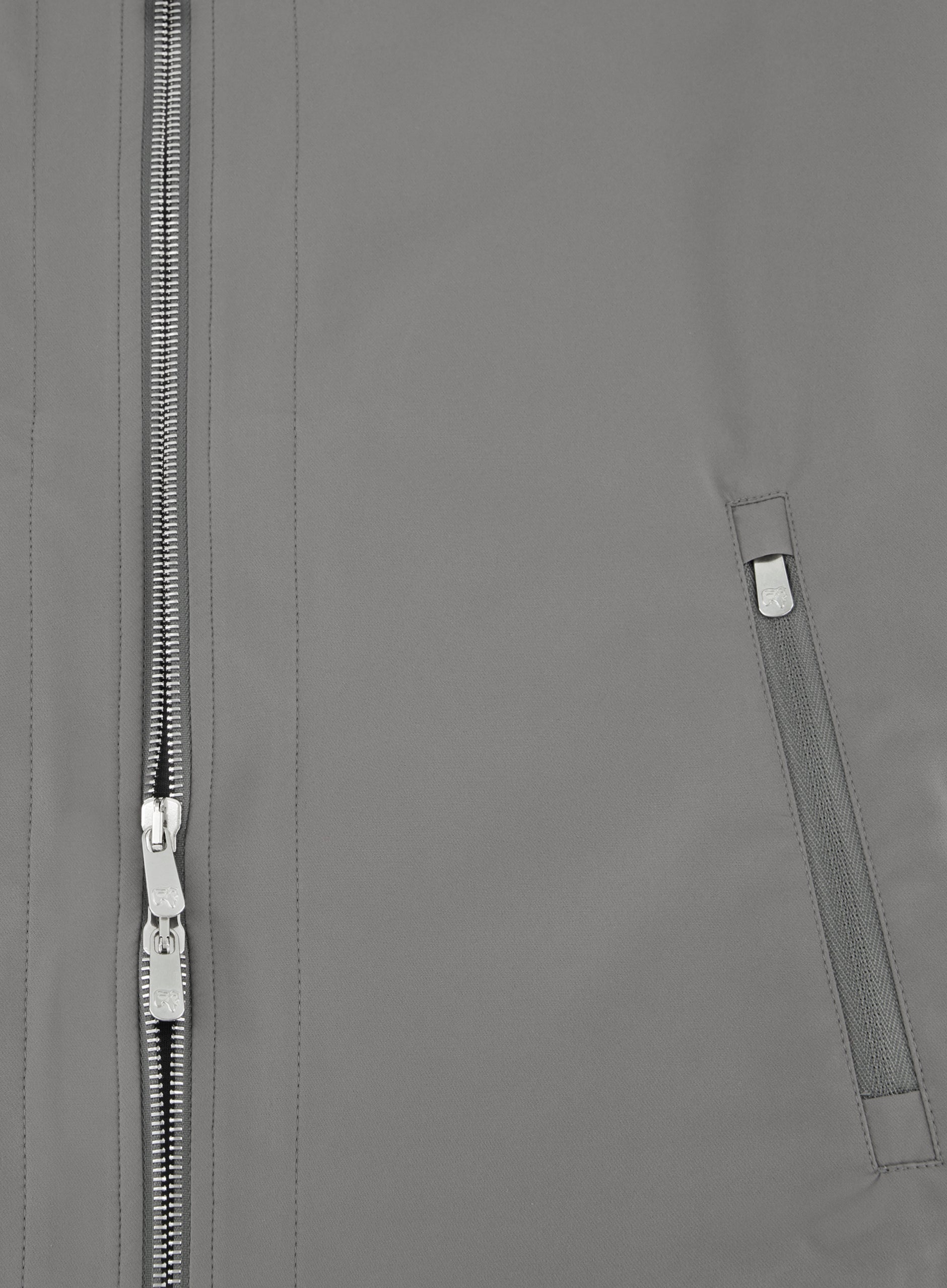 Key overshirt met opstaande kraag | FULL_WIDTH | Grijs