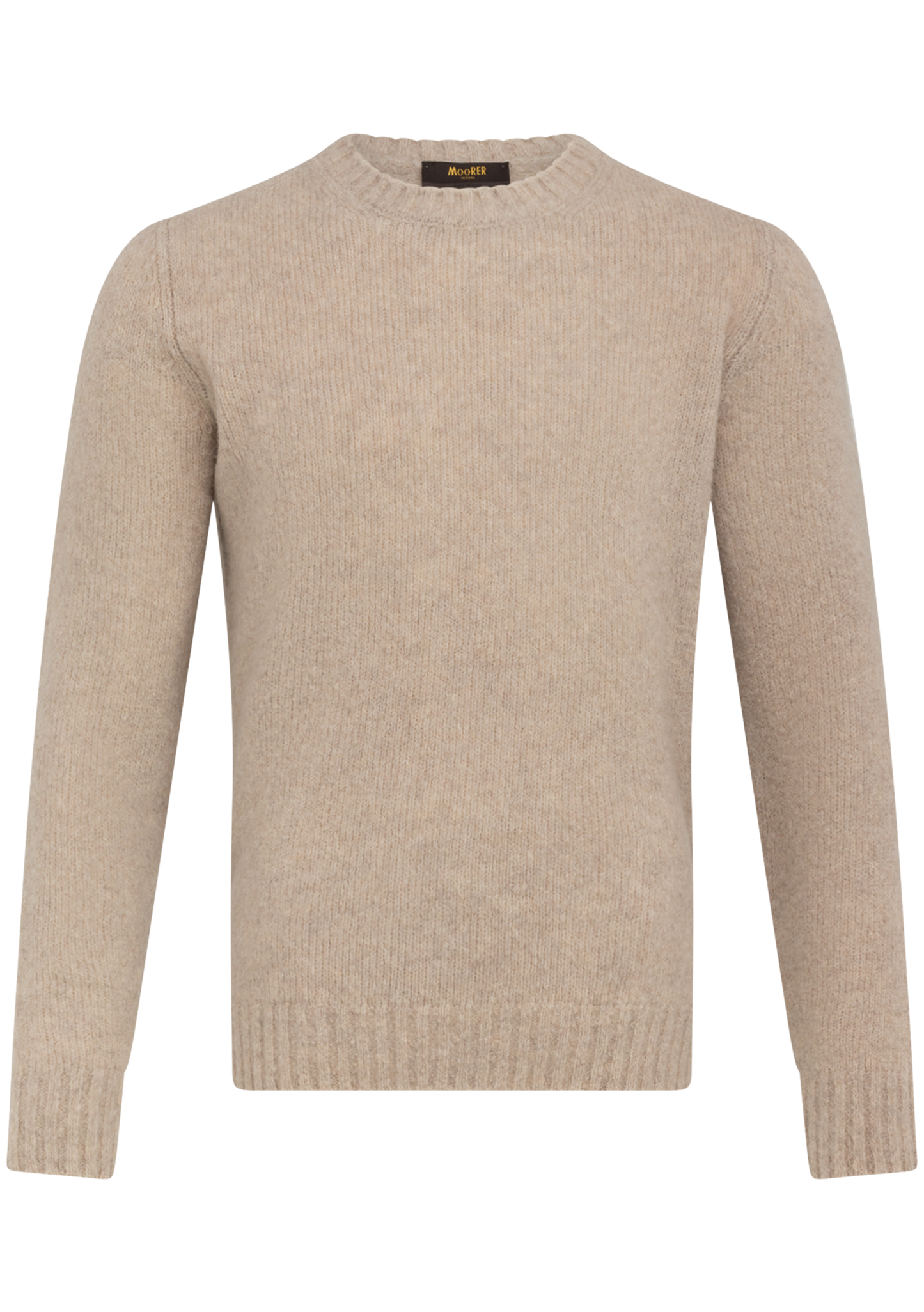 Crewneck van virgin wol | Beige
