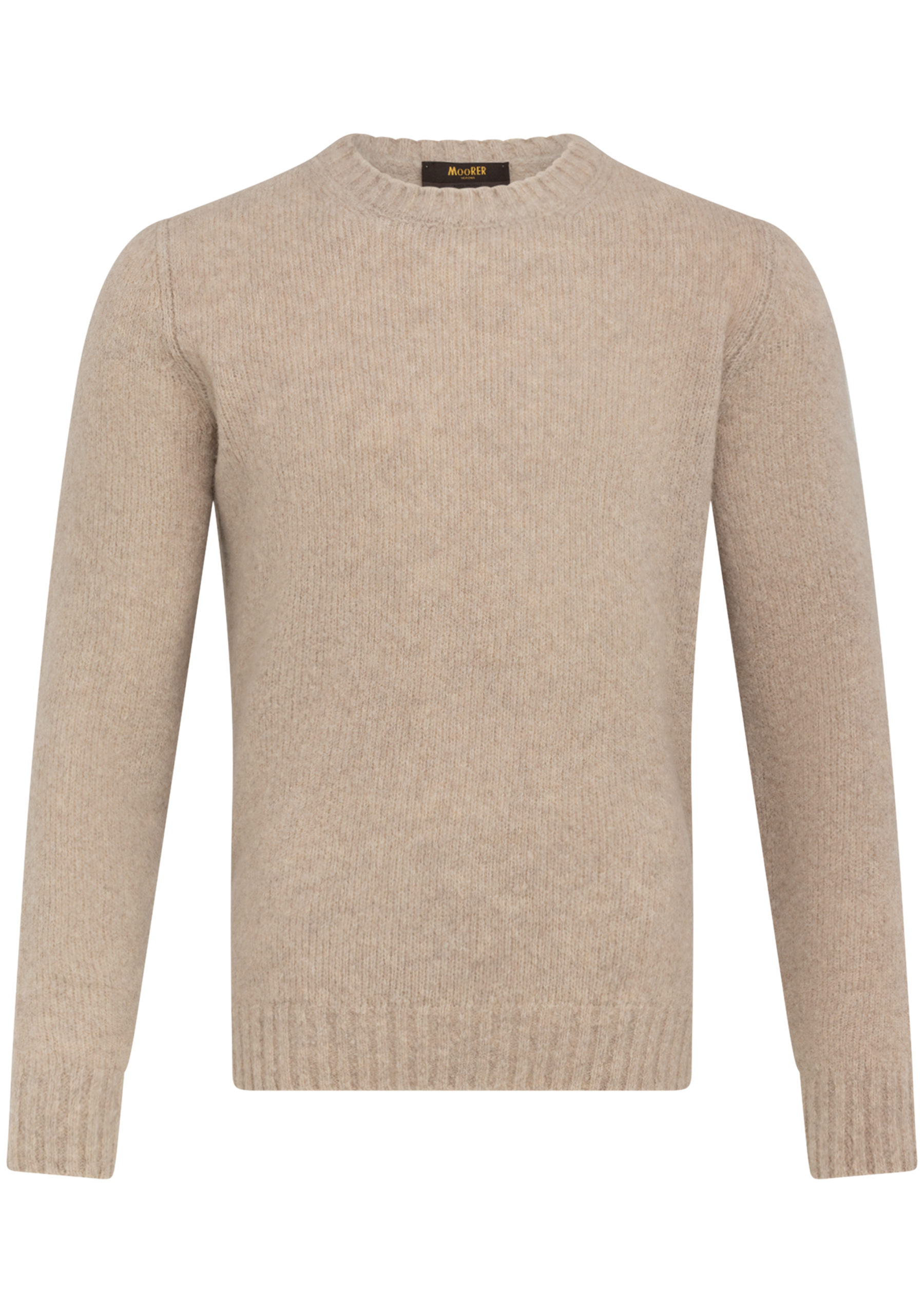 Crewneck van virgin wol | Beige
