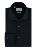 Stretch shirt van katoen | BLUE NAVY