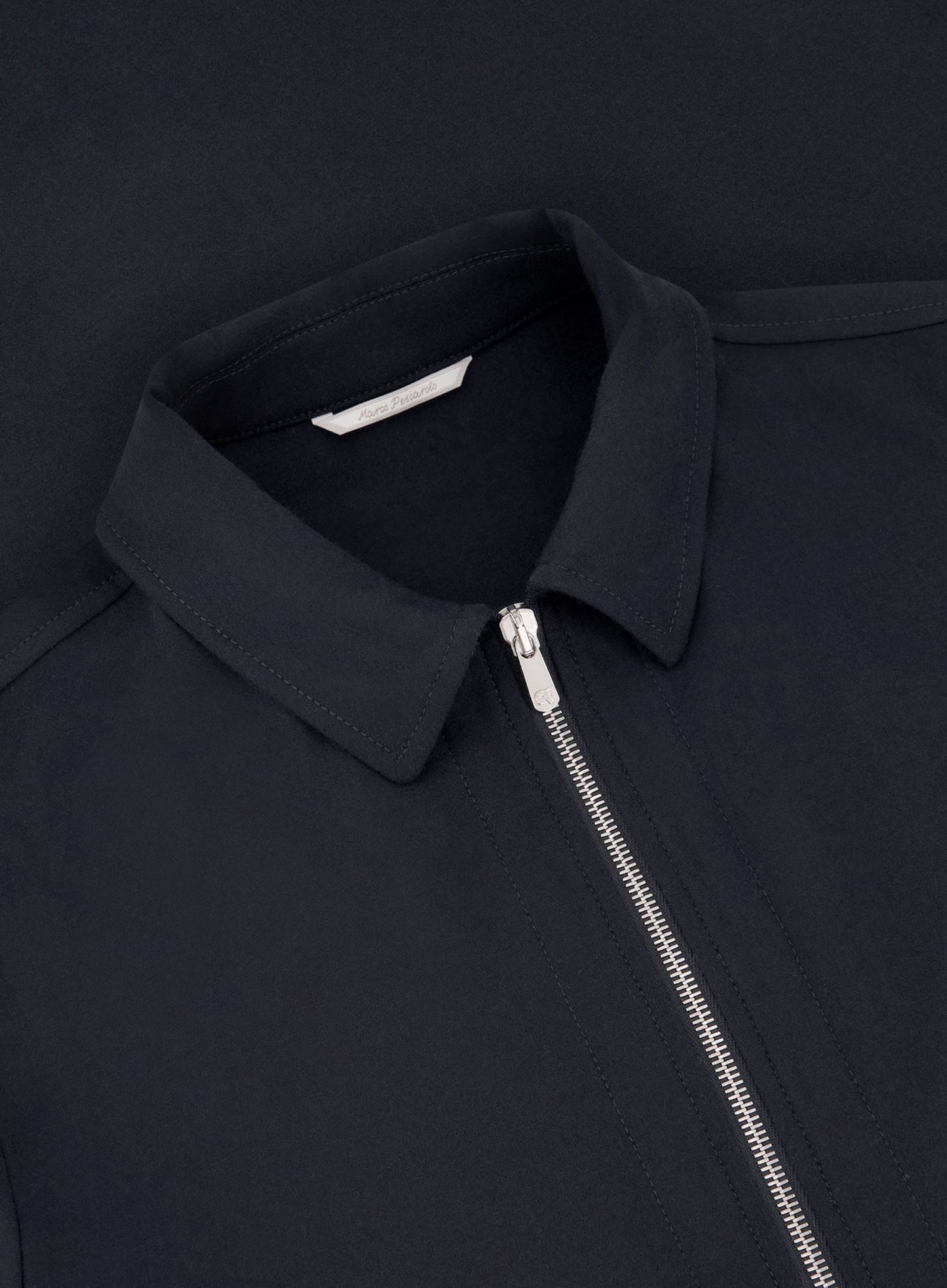 Overshirt van cashmere | BLUE NAVY