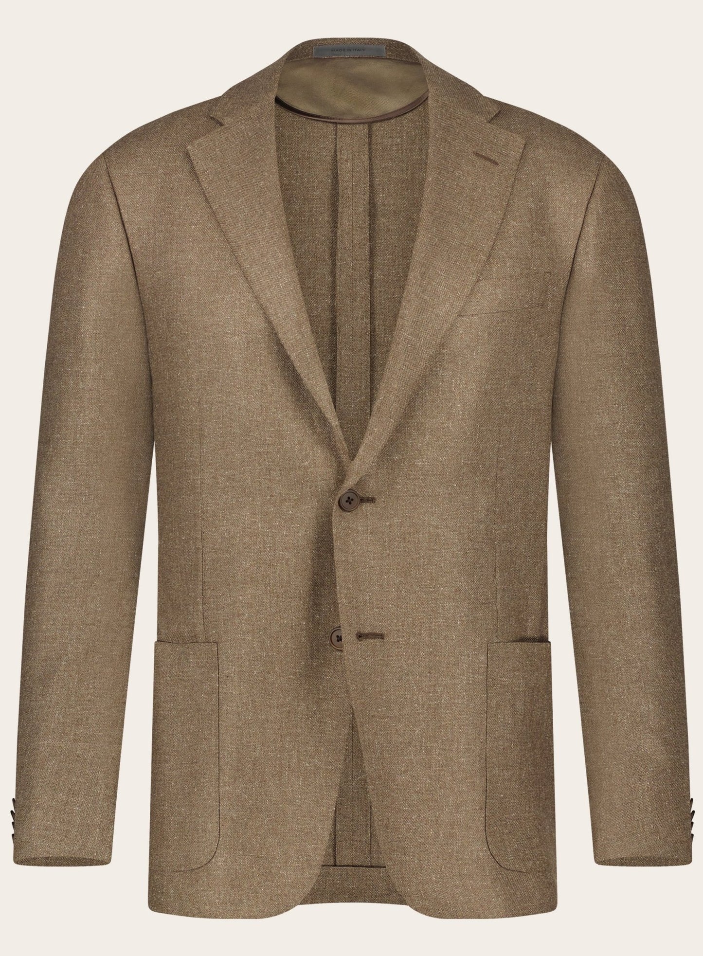 Jasje van wol en zijden | Bruin