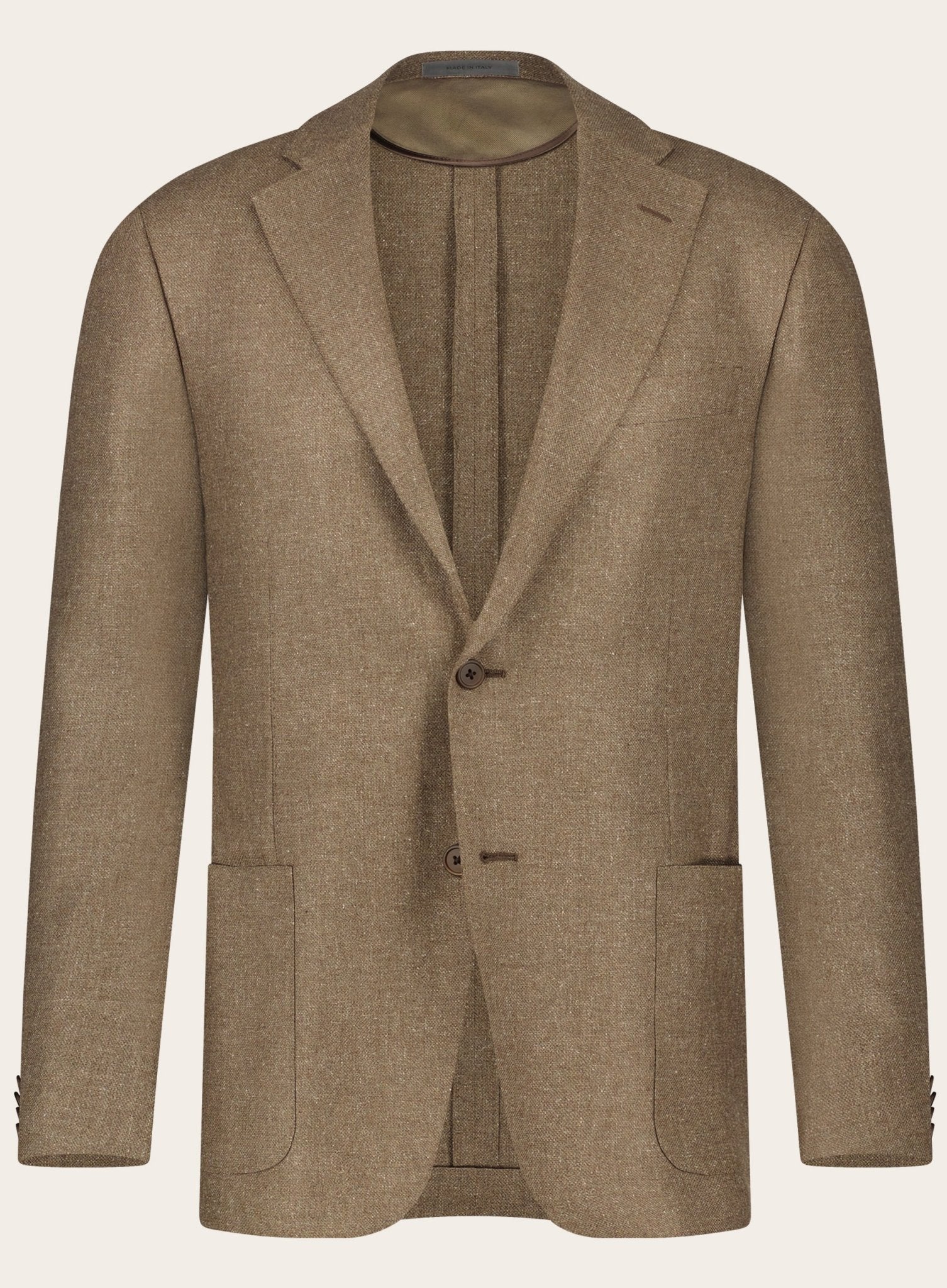 Jasje van wol en zijden | Bruin