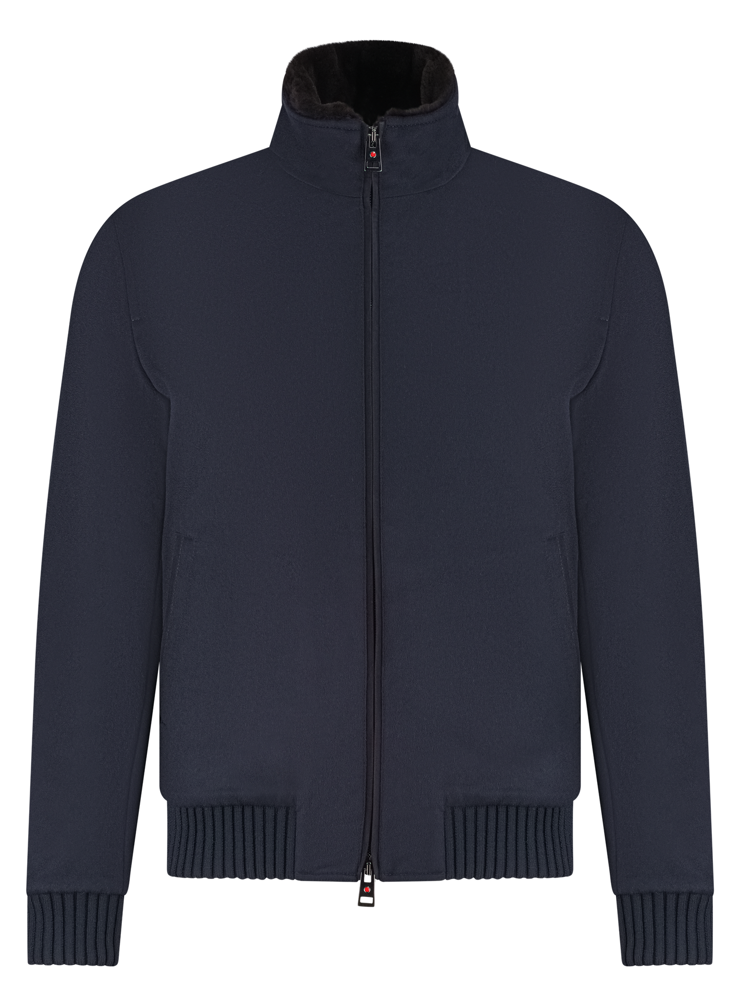 Bomber jack van cashmere | BLUE NAVY