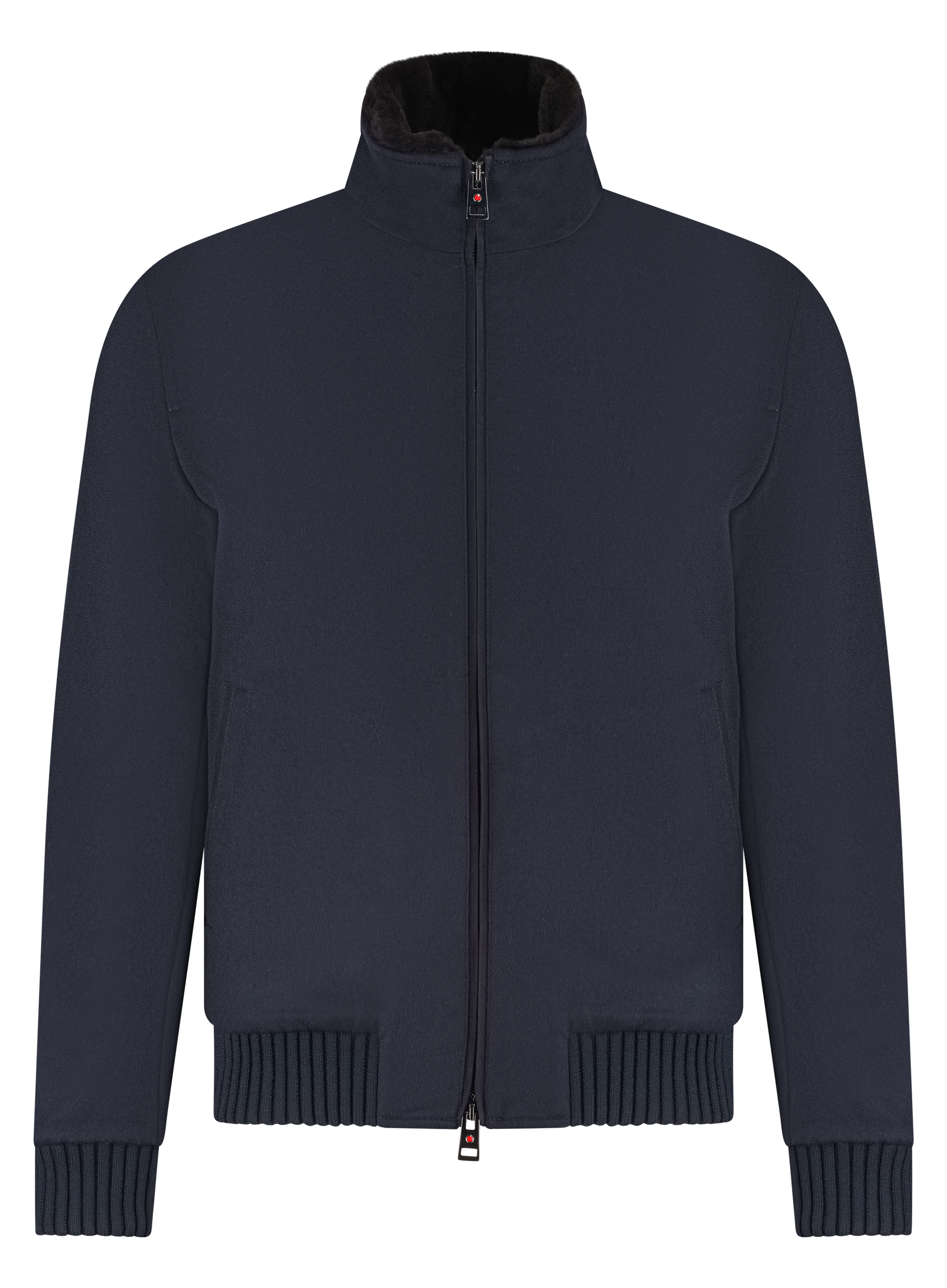 Bomber jack van cashmere | BLUE NAVY