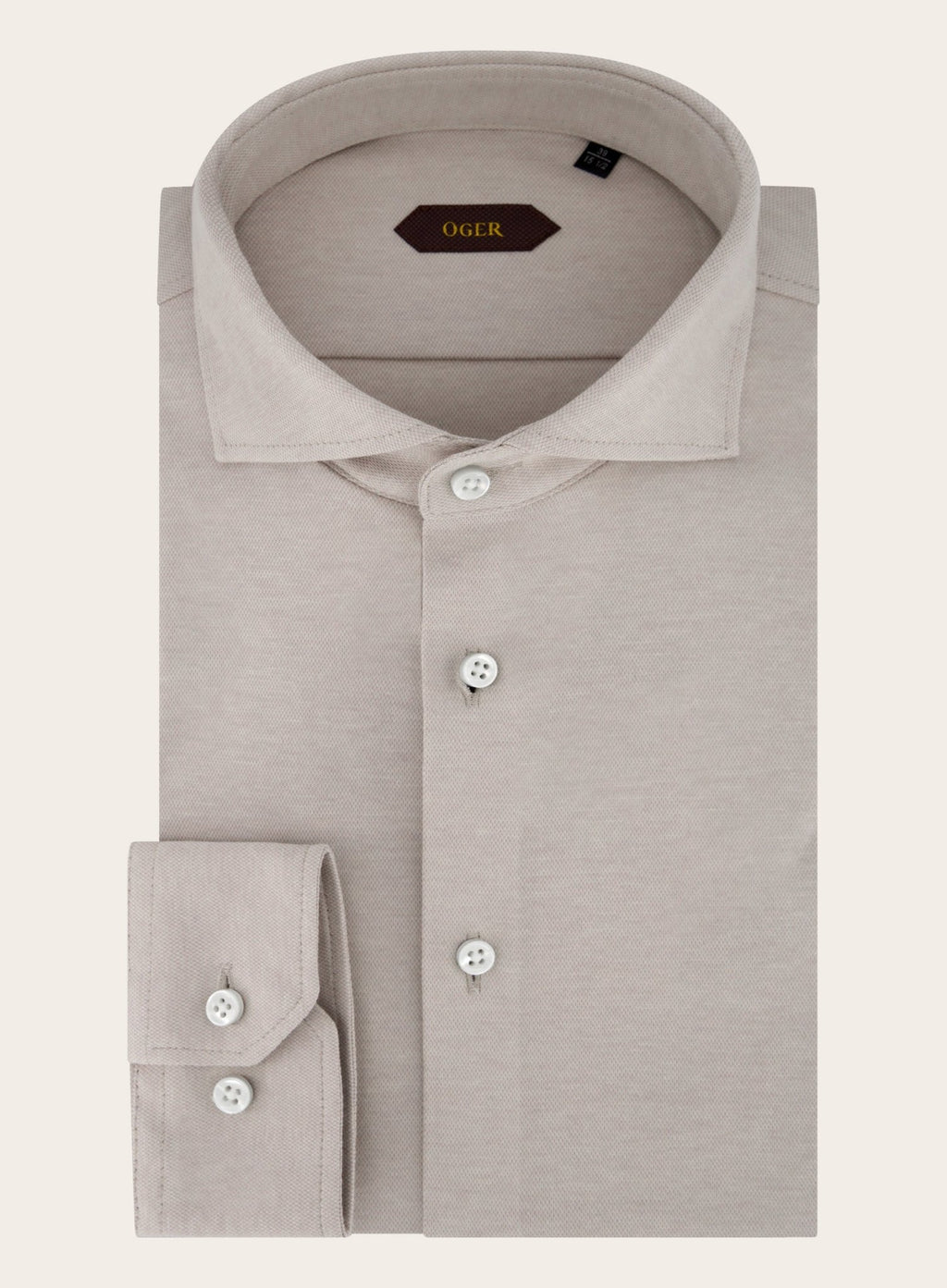 Shirt van katoen | Beige